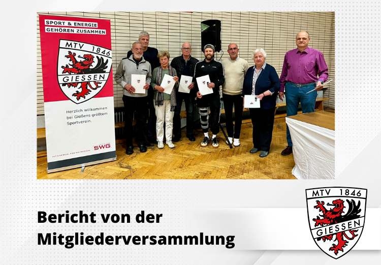 Steigende Mitgliederzahlen beim MTV 1846 Gießen